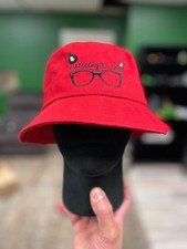 Graffiti Letter Bucket Hat Cap Double-sided Fisherman's Cap Men Women Cotton