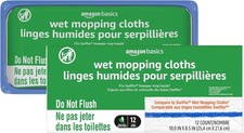 Wet Mopping Cloth Refills Multi-Surface Floor Cleaning Fresh Scent Low Streak