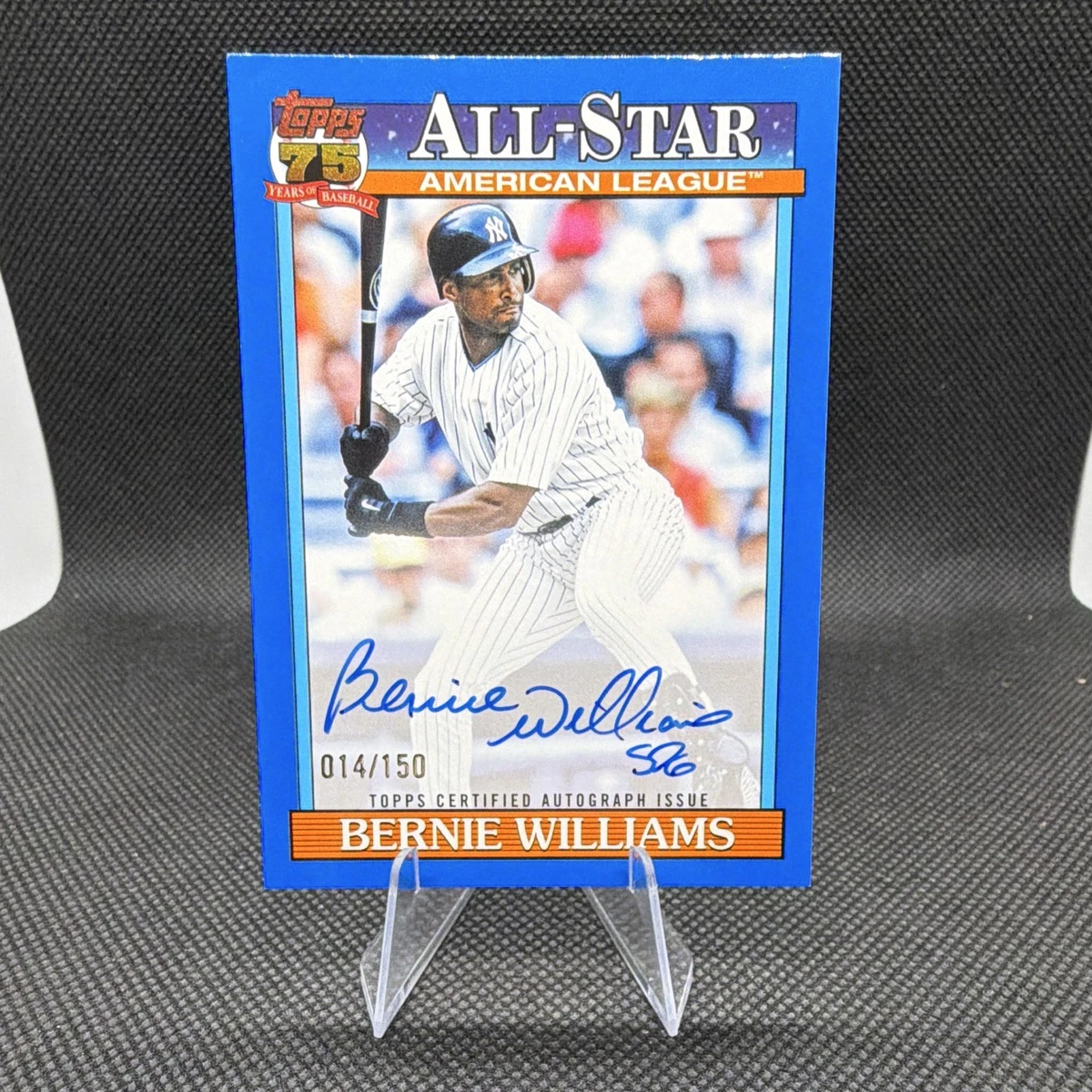 Autograph Bernie Williams Baseball Cards for sale | eBay