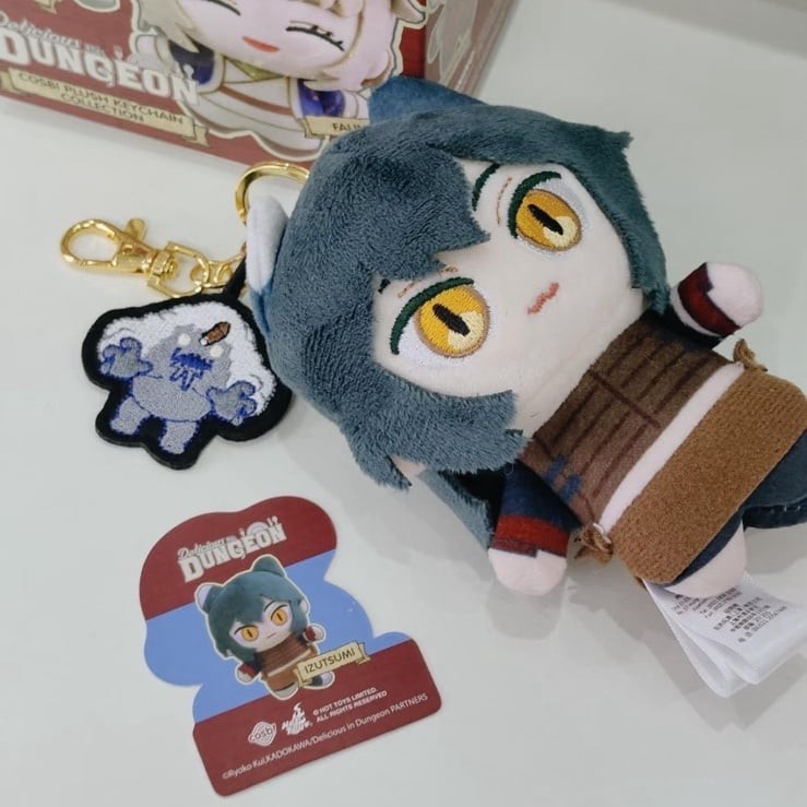 Izutsumi Delicious in Dungeon meshi Japón anime muñeca de peluche llavero bolso encanto