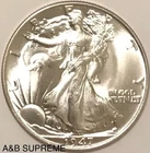 1947 Walking Liberty Half Dollar From OBW Roll Estate CHOI-GEM Bu Unc 90% Silver