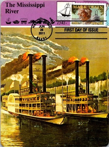 Dr Jim Stamps Maximum Card Mark Twain Forever Fdc