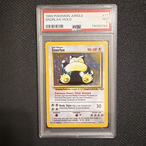 Psa 7 Pokemon Snorlax 11/64 Jungle  Holo