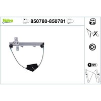 Valeo 850781 Fensterheber FüR Peugeot 407 6D 6E