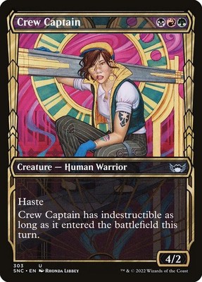 Crew Captain Foil (303) Showcase Streets of New Capenna SNC MTG Magic