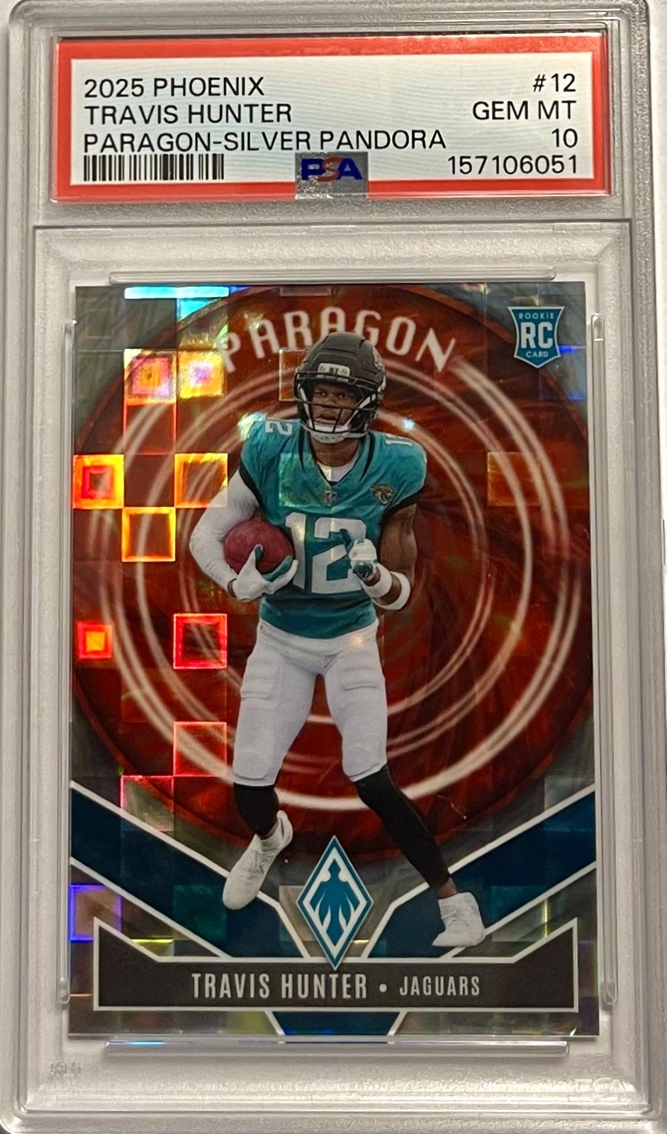 Travis Hunter Panini Phoenix Paragon #12 Silver Pandora