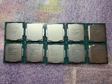Lot of 10 Intel Core i5-8500T 6-Core 2.10GHz 6-Core Desktop CPU LGA 1151 SR3XD