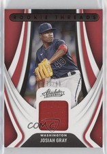 2022 Panini Absolute Retail Rookie Threads Red 50/99 Josiah Gray #RT-JG c2a
