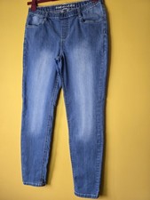 Rainbow Light Wash Jeggings Elasticated Waist Comfort Fit Size 18