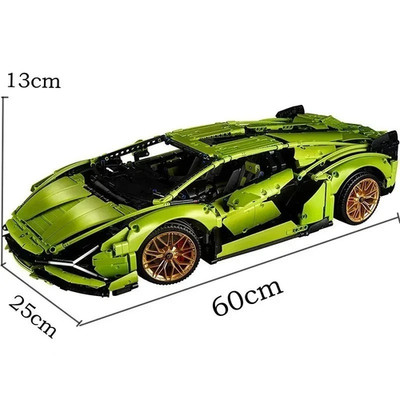 Lamborghini Sián FKP 37 Klemmbaustein Building Set | 1:8 | +3696pcs | Technic