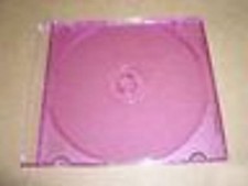 200 NEW HIGH QUALITY 5.2MM SLIM CD JEWEL CASES W/PURPLE TRAY, PSC16PUR FREE SHIP