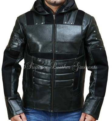 green arrow motorcycle jacket