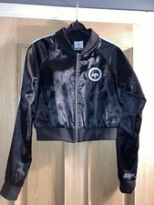 Hype Silky Bomber Jacket With Embroidery Size 6