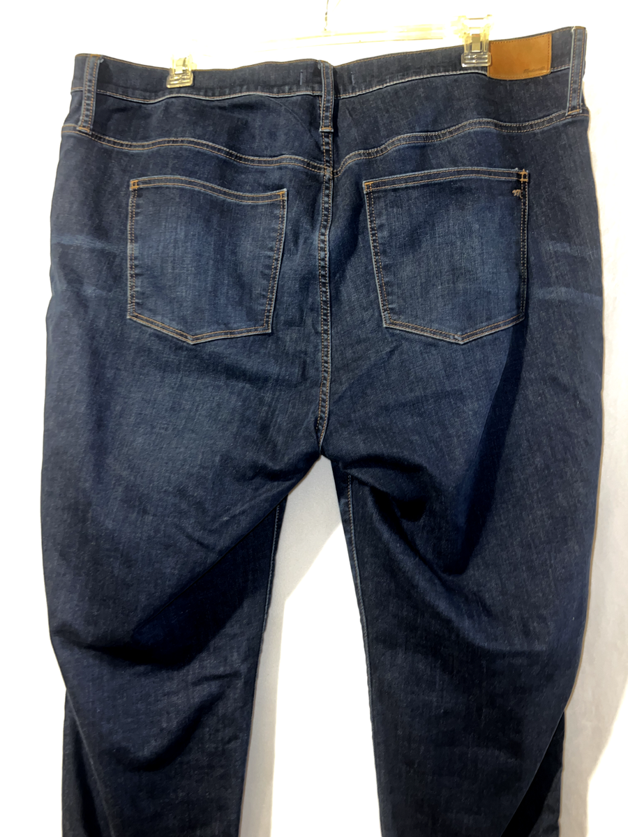 MADEWELL Jeans Women's Sz 36 Blue Curvy High-Rise Skinny Leg Jean