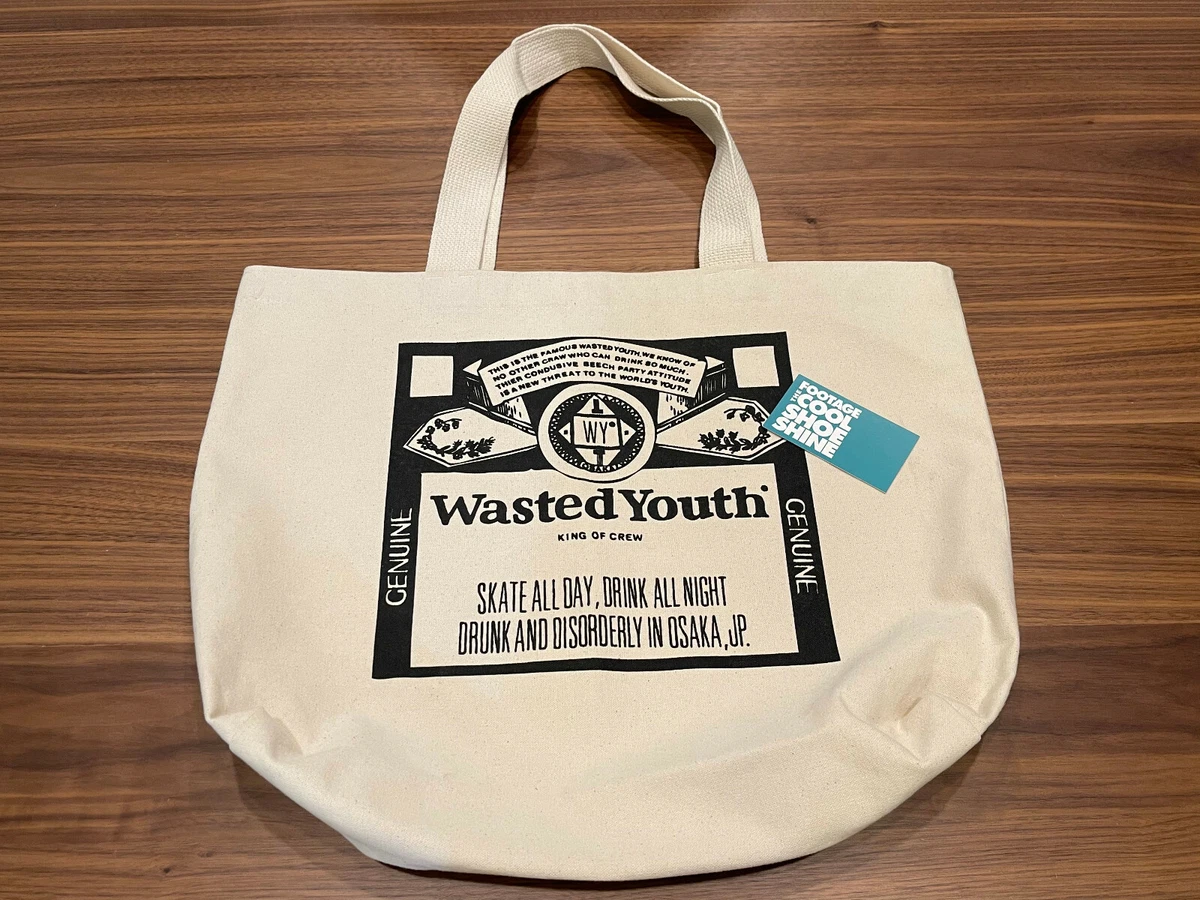 Wasted Youth Canvas Tote Bag