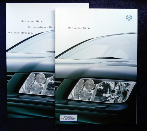 VW Bora Prospekt, 9.1998,  dazu die 20-seitige Beilage !  Klockgether - Picture 1 of 7