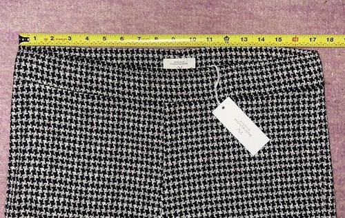 Avenue Montaigne NEU! Damen Hahnentritt ausgestelltes Bein Damen Pull-On Hose Größe 12 - Bild 9 von 10