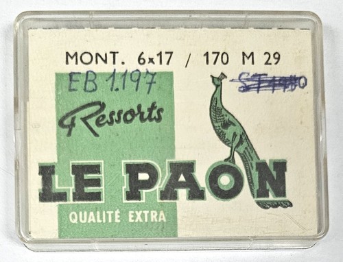 Ressort De Barillet Venus 170 Pour Montre Mécanique - Neuf De Stock (ancien Stock)