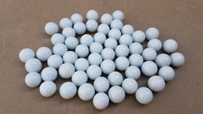 600 Biglie vetro marmorizzate palline bianche giochi sfere collezione mosaico