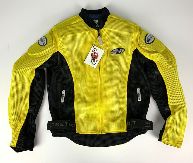 Joe Rocket Phoenix Ballistic Mesh Motorcycle Jacket Sz Xl Y Black W Zip Liner For Sale Online Ebay