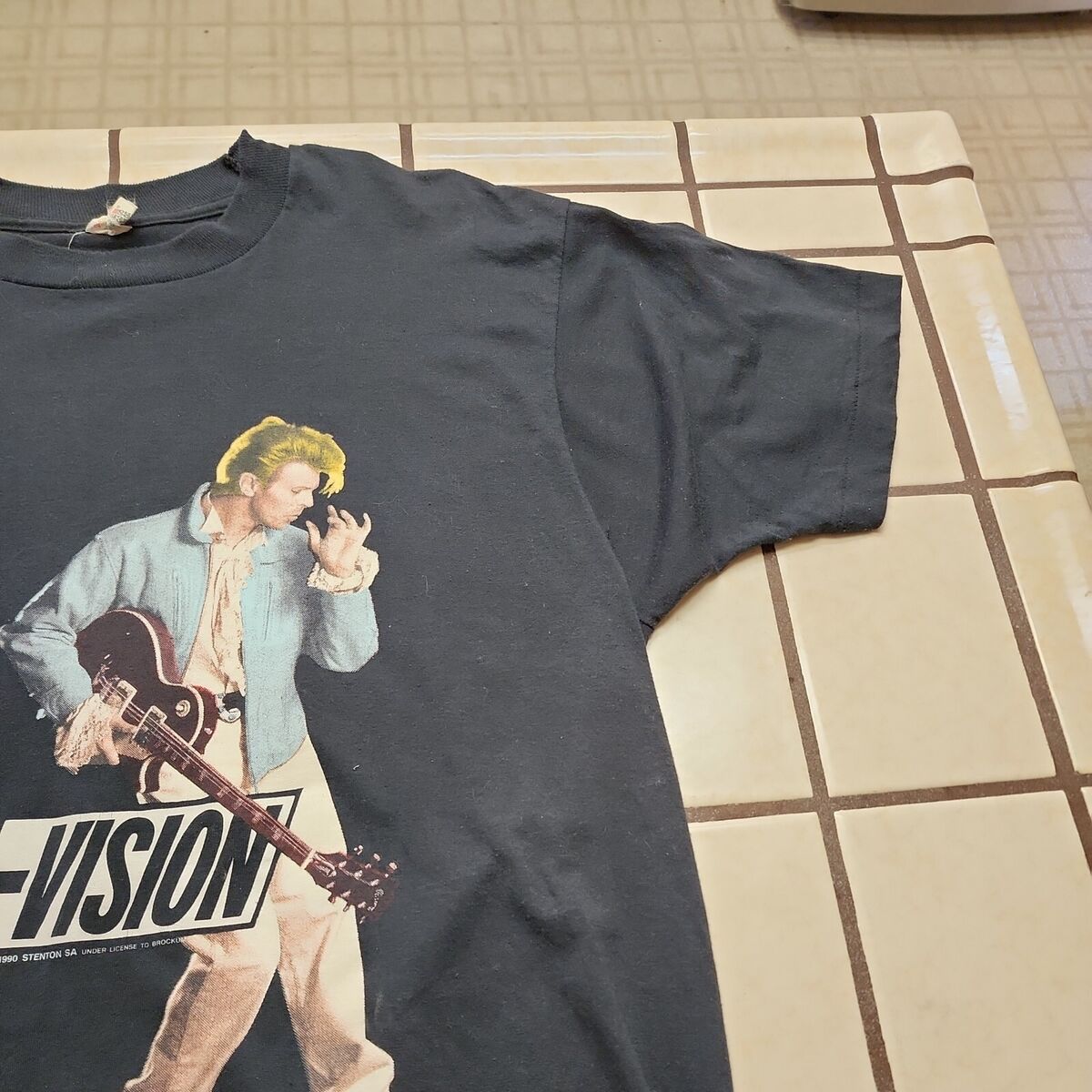 vintage 90s DAVID BOWIE SOUND AND VISION WORLD TOUR 1990 vintage 90s DAVID BOWIE SOUND AND VISION WORLD TOUR 1990