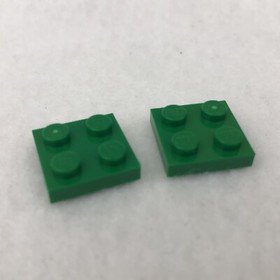 LEGO 3022 Green Plate 2 x 2 (x2)