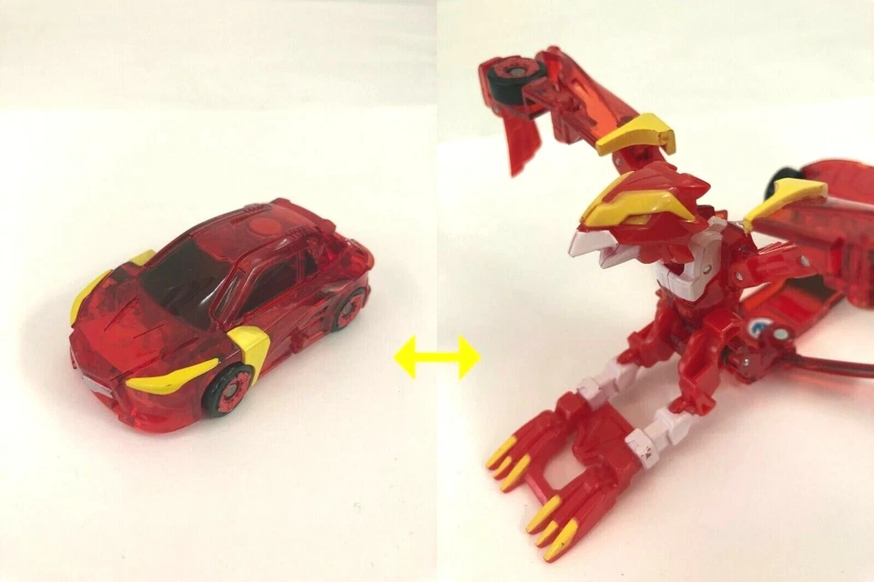 [TURNING MECARD] PHOENIX Transformable Robot Car Korea TV Figure+2card  - Image 2 of 4