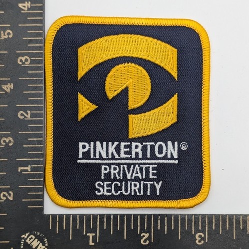 Pinkerton Security Service Private Uniform Patch Vintage NOS Unused