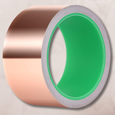 Copper Foil Tape with Conductive Adhesive for Guitar  EMI Shielding 2 x 33 
