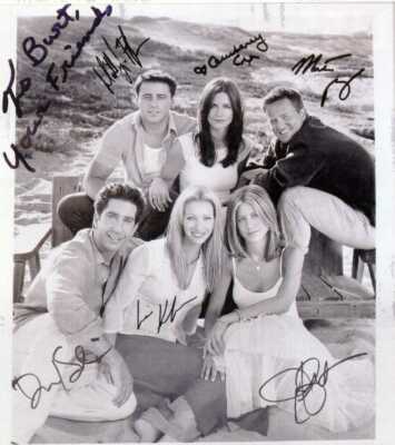 FRIENDS Cast signiert von allen 6 Fotos - TV-Schauspieler/Schauspielerinnen - 10''x8'' Nachdruck