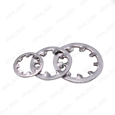 #ad 304 Stainless Steel Toothed Lock Washers With Internal Teeth M2 M3 M4 M5 M6 M30 $52.76