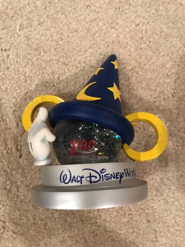 Walt Disney World 100 Years of Magic Snow Globe Mickey Mouse MGM