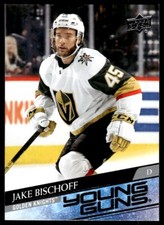 2020-21 Upper Deck Young Guns Jake Bischoff Rookie Vegas Golden Knights #713 R68