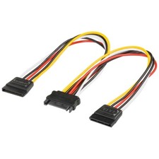 SATA-Y-Stromkabel SATA-Kupplung auf 2x SATA-S...
