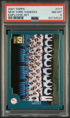 Derek Jeter [Employee Set] #100 2001 Topps card