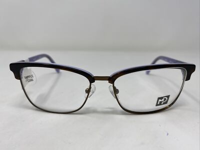 Eye Q MP MP105 PURPLE 53-16-135 Plastic Full Rim Eyeglasses Frame TA23