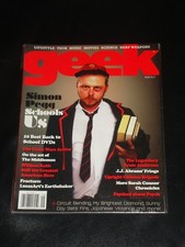 Geek magazine 2008 #19, Simon Pegg, JJ Abrams, Star Wars, Sarah Connor, RARE