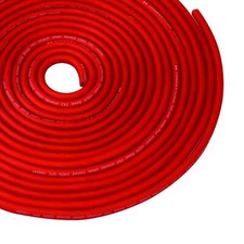 10 ft 8 GA Gauge Car Battery Power Cable Ground Wire Tinned OFC Copper Frost Red