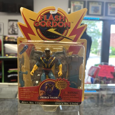 1996 Playmates Flash Gordon Prince Talon Silver Winged Warrior Action Figure NEW
