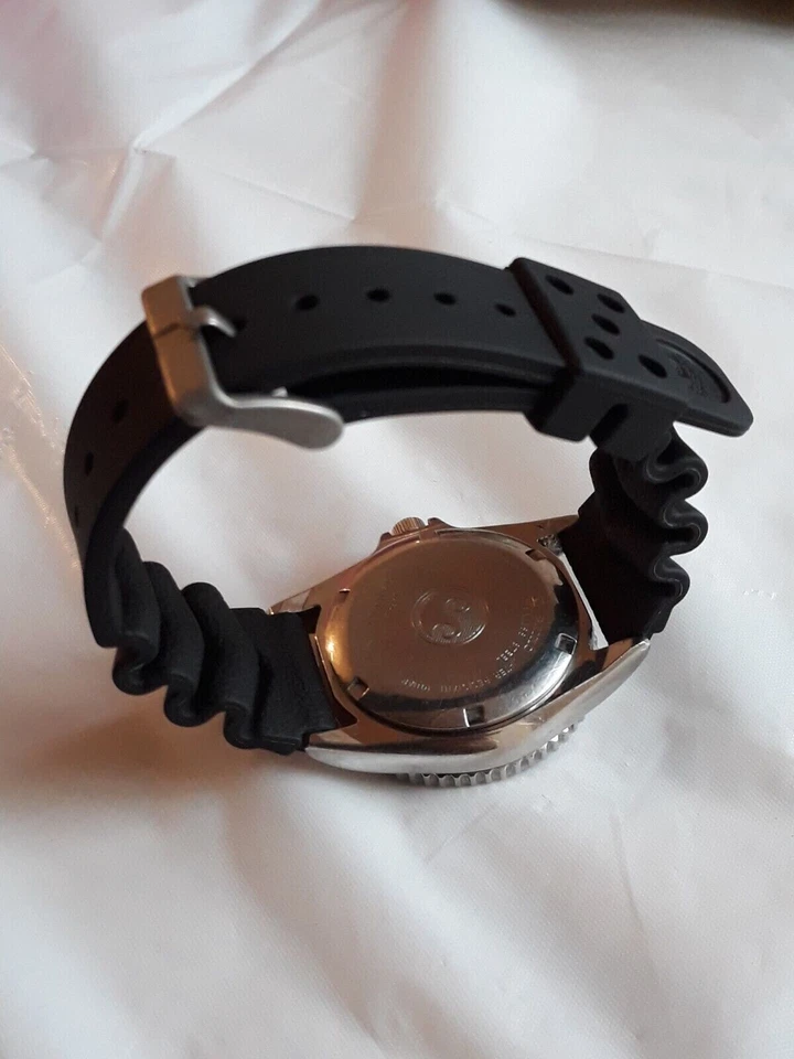 Correa de reloj Divers de 20 mm con orejetas de goma z20 se adapta a Seiko SKX 023 013 SRPD55 SPB143 Foto 3 de 4