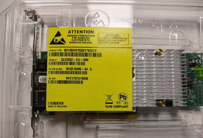 NEW IBM QLogic QLE3262-CU-IBM Dual Port 10Gbps PCIex8 Network Adapter