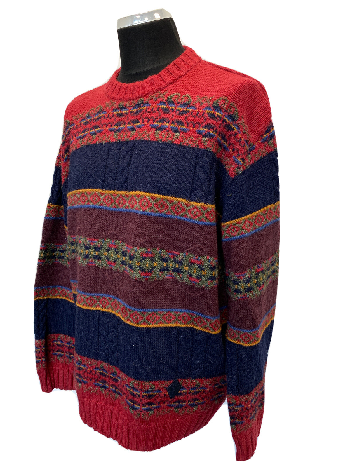 YVES SAINT LAURENT MAGLIONE UOMO MAN JUMPER VINTAGE JHE1501