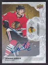 DOMINIK KUBALIK - 2019 Upper Deck Engrained Rookie Auto #88