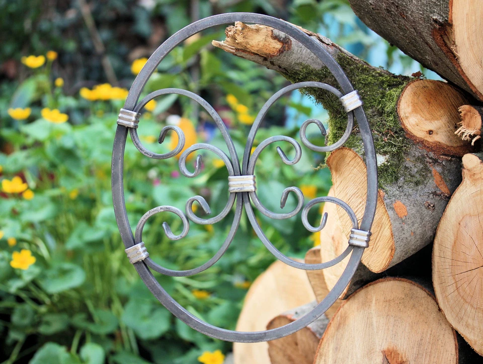 UHRIG Schmiedeeisen Ornament aus Stahl für Zaun, Geländer, Fenstergitter uvm. - Bild 3 von 4