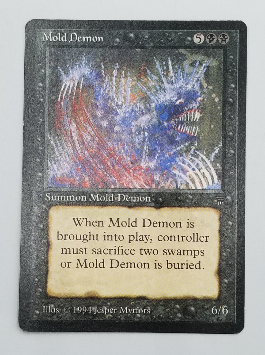 Mold Demon Legends MTG Magic The Gathering MTG illus Jesper Myrfors 1994