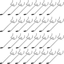 SENENQU 100PCS 4 Inch Pegboard Hooks Peg Board Hooks Accessories Fit 1/8” and 1/