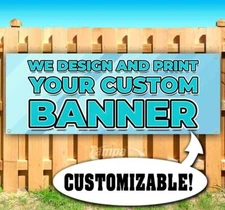 WE DESIGN AND PRINT YOUR CUSTOM BANNER Advertising Vinyl Banner Flag Sign Sizes