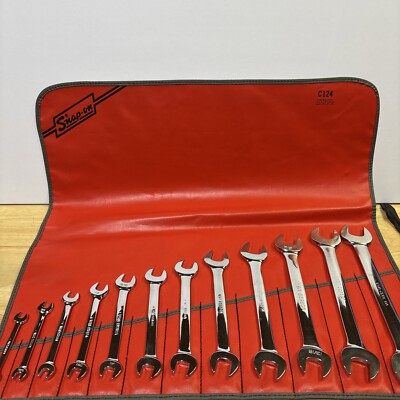 Snap On Tools SAE Open End Wrench Set 12pc 1/4