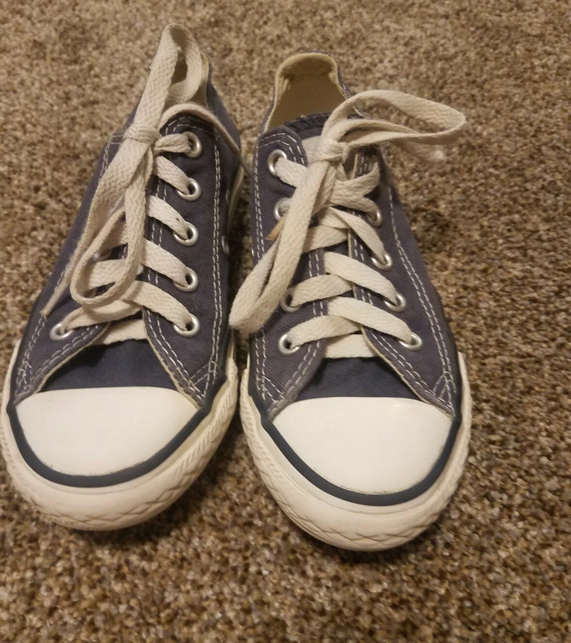 Scarpe Converse Little Kids Chuck Taylor All Star OX LOW TOP PS Navy 3J237 f