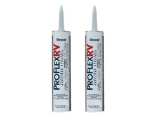 Geocel GC28900 QTY. 2, ProFlexRV Flexible Self Leveling Sealant Clear, 10 Oz.